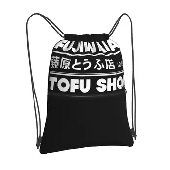 Initial D Fujiwara Tofu Shop Големи чанти в съвсем малък Детски, мъжки чанти и калъфи За момичета Чанта от съвсем малък Раница Минималистичен дизайн Harajuku