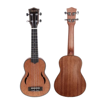 21-инчов Найлон Низ ukulele с брачните от орехово дърво и бриджем, 4-струнен китара 094C