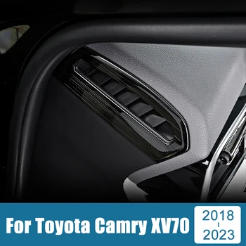 За Toyota Camry 70 XV70 2018-2021 2022 2023 Неръждаема Централната Конзола на Автомобила отдушник Климатик Капак на Корпуса Покритие Етикети