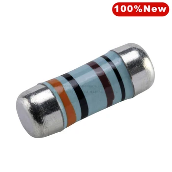 50шт 0204 Цветно Пръстен SMD Резистор Точността на метален филм 1% 0 0.5 1 1.1 1.2 1.3 1.5 1.6 1.8 2 2.2 2.4 2.49 2.7 3 Ω R