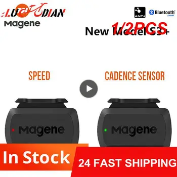 1/2 бр. Magene S3 + Сензор за Честотата на Въртене на Педалите ANT Bluetooth Компютър за измерване на Скоростта С Двоен Сензор за Аксесоари За Мотори са Съвместими с