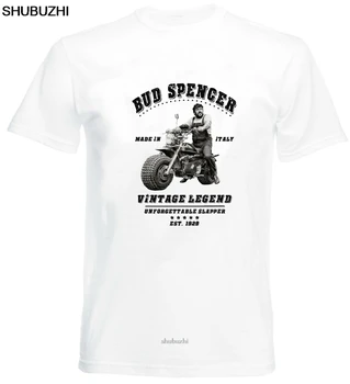 Тениска Bud Spencer Vintage Legend Terence Hill Film Tribute Uomo Donna Бамбино shubuzhi Мода Мъжка Тениска С къс ръкав sbz8017
