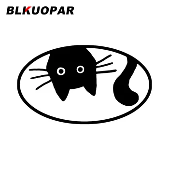 Стикер за автомобил BLKUOPAR Black Cat Слънцезащитен крем Оригиналната щанцоване Модни стикер със защита от надраскване Креативен дизайн на мотоциклет автомобил