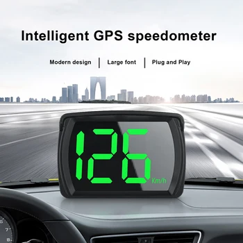 KMH MPH Head Up Smart Digital GPS за измерване на Скоростта Универсален Голям Шрифт GPS Hud Цифров Измерител на Скоростта за Автомобилни Електронни Аксесоари