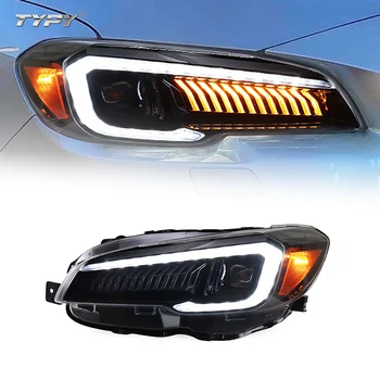 Заводска новата led фар с последователна и добре дошли дишането DRL главата светлина За Subaru Impreza WRX 2015-UP