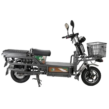 Электровелосипед с подвижна батерия, модерен мотор с ръчна спирачен спирачка