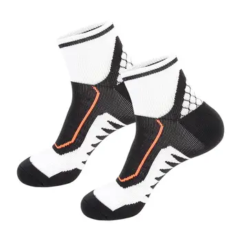 Спортни Чорапи на щиколотках с декоративен мек впитывающим пот шарките, 1 чифт мъжки чорапи за волейбол, футбол, къщи за хол