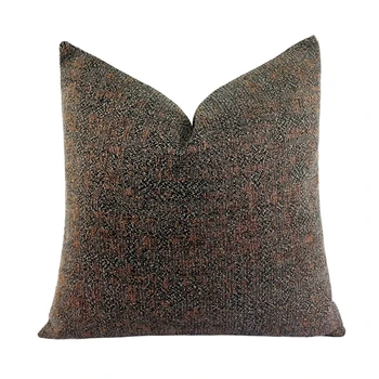 Модерна однотонная кафява калъфка HINYEATEX с текстура на декоративните своята практика за дивана 45x45 см, 1 бр. В опаковка