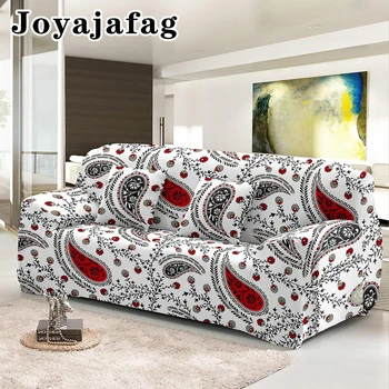 На традиционния калъф за диван модел с Пейсли за дневна в стил бохо, гъвкави миещи се калъфи за ъглови дивани, L-образна форма еластичен калъф прахоустойчив