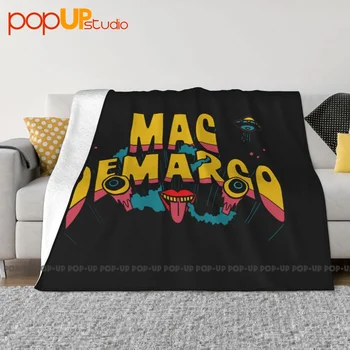 Mac Demarco Естетически Графично одеяло с логото, Стеганое одеяла, Спално бельо, домашен Декор, начало Декор от изкуствена кожа