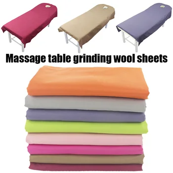 Класическа Салонная чаршаф, Покриващ маса, Кърпи, калъф за легла, Тоалетно покривки, козметични кърпи с дупки, Професионален масаж