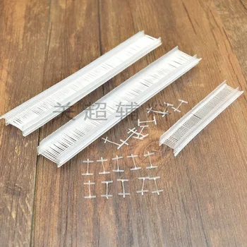 Тънки пластмасови щифтове H-образна форма с тънки пластмасови щифтове tag line прозрачни тънки щифтове I-образна форма с тънки щифтове