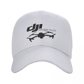 DJI Drone Pilot Незаменим Тениска Стикер цвят черен Шапка бейзболна шапка на Военна шапка мъжка забавна шапка за голф дамски Мъжки