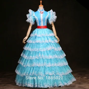 Придворное рокля от епохата на Възраждането 18-ти век, костюми за cosplay, ретро рокля, модни дрехи, бална рокля, Кралски рокли за бала