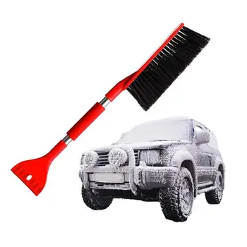 Инструмент за почистване на сняг Стъргалки за лед върху предното стъкло на автомобила с Четка за сняг Многофункционално средство за премахване на сняг и четка за почистване на сняг за товарни автомобили коли Авто