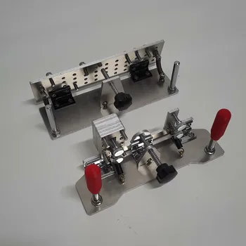 Ръчно лента за опесъчаване машина с клиновидным скоба, режещи инструменти 