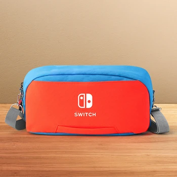 Чанта rossbody за Nintend Switch преносима чанта през рамо с голям капацитет пътна чанта за носене SWITCH Host Game Защитни чанти