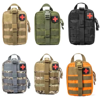 Военна тактическа чанта EDC колан Ловна жилетка Комплект аварийни инструменти за Външна медицински комплект за оцеляване в къмпинг