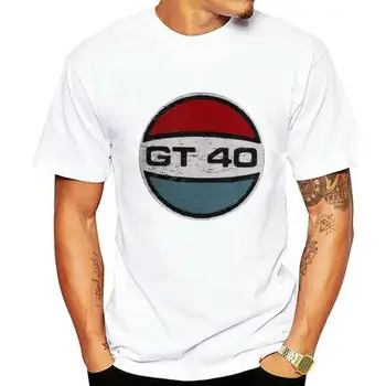 Реколта тениска с логото на волана GT40