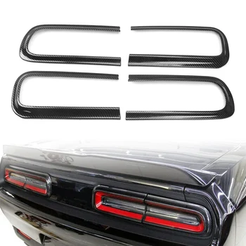 Тампон на Задния Капак на Фенера ABS С Модел От Въглеродни Влакна Черен Цвят За Dodge Challenger 2015-2019