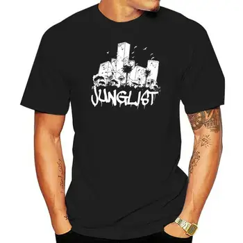 Тениска Junglist Sound System Jungle Мащабна амин кът Drum and Bass 808 Graphic Tee