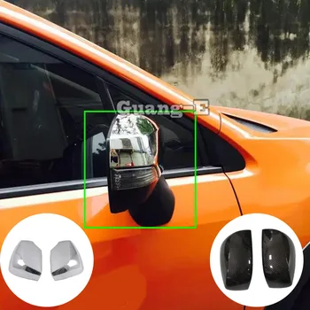 ABS Хромирана Автомобилна Дръжка за Обратно виждане За Вежди Странично Стъкло на Капака Огледала Тапицерия Рамка на предния Капак 2 бр. За Subaru XV 2012 2013 2014 2015 2016 2017