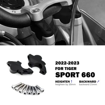 За Tiger Sport 660 Аксесоари 2022-2023 Монтаж на Скоба За управление на Мотоциклет Удлинительный Адаптер За управление на CNC Алуминий