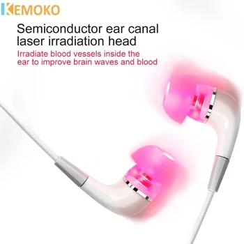 Шум В ушите Лазерна терапия на Ухото Облъчване на НИЛО Лазерна Физиотерапия Gag за ушите, възпаление на Средното ухо Глухота Лечение на Ринит носа, Синузит