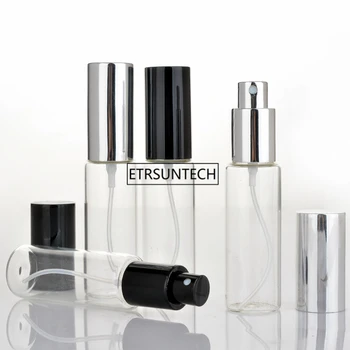 стъклени флакони за еднократна употреба 100шт, флакон за парфюм със спрей обем 30 мл, Празни козметични контейнери с аксесоари за грим със спрей F3054