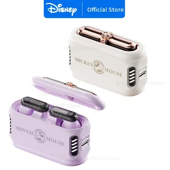 Нови Безжични Bluetooth Слушалки Disney Mickey Minnie TWS Q8 HIFI Sound 2 В 1 Power Bank намаляване на шума слушалки С Ниско Закъснение