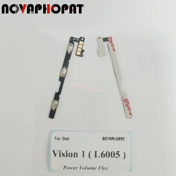 Novaphopat За Itel Vision 1 L6005 Включване и Изключване на Увеличение на Намаляване на силата на звука на Лентата Бутон за захранване Гъвкав кабел