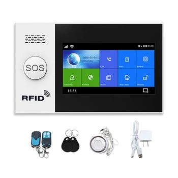Интелигентна система за домашна защита срещу кражба с използване на Интернет на нещата Wifi GSM безжична сот GPRS