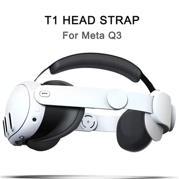 Дизайн HUNDAI за Meta Quest 3/Oculus Quest 3 Elite Strap Регулируема лента за главата