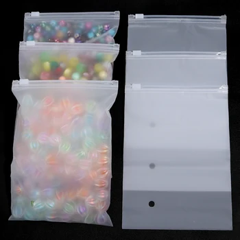 5-10 бр. / лот Прозрачна матирана пластмаса за опаковане на дрехи, чанта за джоб, чанта за бижута, чанта за опаковане на кристали, по-малки и по-дебел