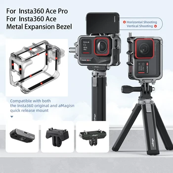 За Insta 360 Pro Ace Метална цилиндрична форма рамка за Insta360 Ace Pro / Аксесоар за екшън камери Ace Защитна рамка
