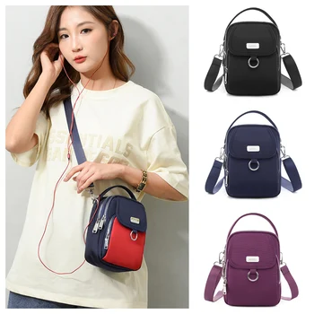 Дамска мини чанта с високо марка, чанти през рамо, чанта-месинджър за момичета, чантата е с голям капацитет, чанта през рамо, чанта за телефон, чанта през рамо