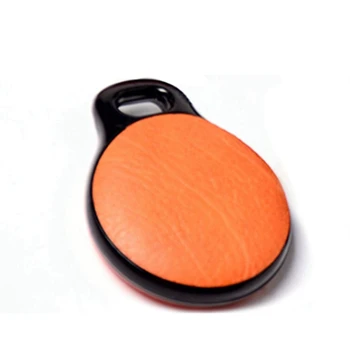 2X Калъф със защита от загуба на Airtag е Подходящ за кожа своята практика Apple Airtag, подходящ за устройства на Apple Tracker Anti-Drop Оранжево