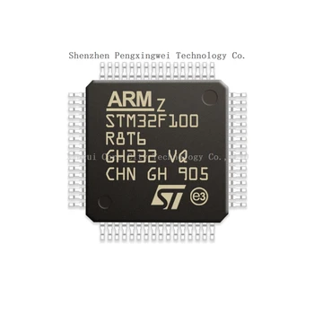 STM STM32 STM32F STM32F100 R8T6 STM32F100R8T6 В присъствието на 100% Оригинален нов микроконтролер LQFP-64 (MCU/MPU/SOC) CPU