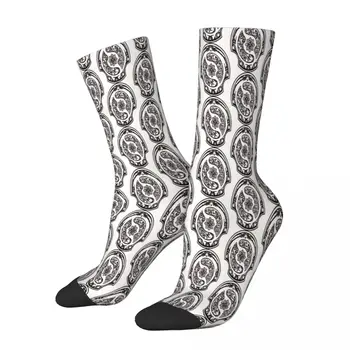 Черна версия на Aegis Чорапи за игра в Dota Мъжки Дамски Пролетни чорапи с принтом