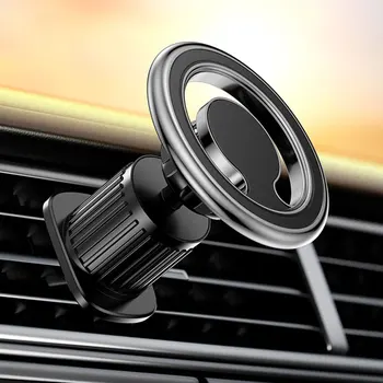 Магнитен Кола За Телефон Universal Vent Magsafe Ring Car MountFit за iPhone 14 13 12 Pro Plus Mini MagSafe Case За Всички Телефони