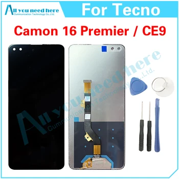 За Tecno Camon 16 Premier CE9 LCD дисплей С Сензорен Екран Дигитайзер възли За Camon16 16Premier Подмяна на Camon16Premier