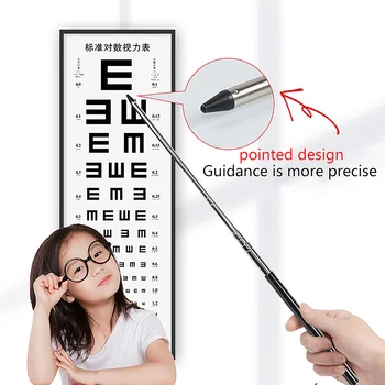 Пръчка-указател за представяне в клас Прибиращ За водещ Ръчно Телескопична Образователен инструмент за проверка на зрението