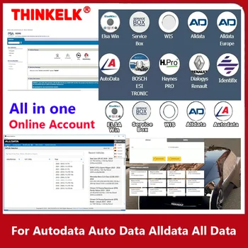 2024 Онлайн акаунт, за да Autodata Програма за ремонт на работилница Auto Data Alldata All Data Workshop Identifix Хейнс PRO WIS Service Box