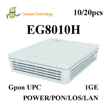 10шт 20pcs Оригинален EG8010H Gpon ONU ONT 1 GE се Прилага за Режими на FTTH Terminal Рутер SC UPC Интерфейс за Адаптер за Захранване на Едро
