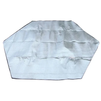 Ново одеяло за пикник Шестостенния алуминиев филмът мат влагоустойчив, отговарят на високи Непромокаема Подложка за пода Подложка за косене на къмпинг Устойчиви на пикник