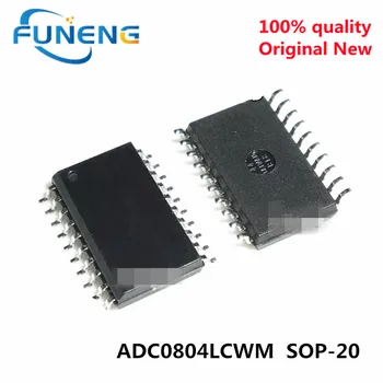 Нов и оригинален ADC0804LCWM ADC0804 SOP20 с 8 бита ADC, 8-битов сериен тип CMOS чип аналогово-цифров преобразувател